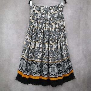 Sassy Doll Boho Paisley‎ Skirt Midi Gypsy Floral Festival Retro XL Extra Large